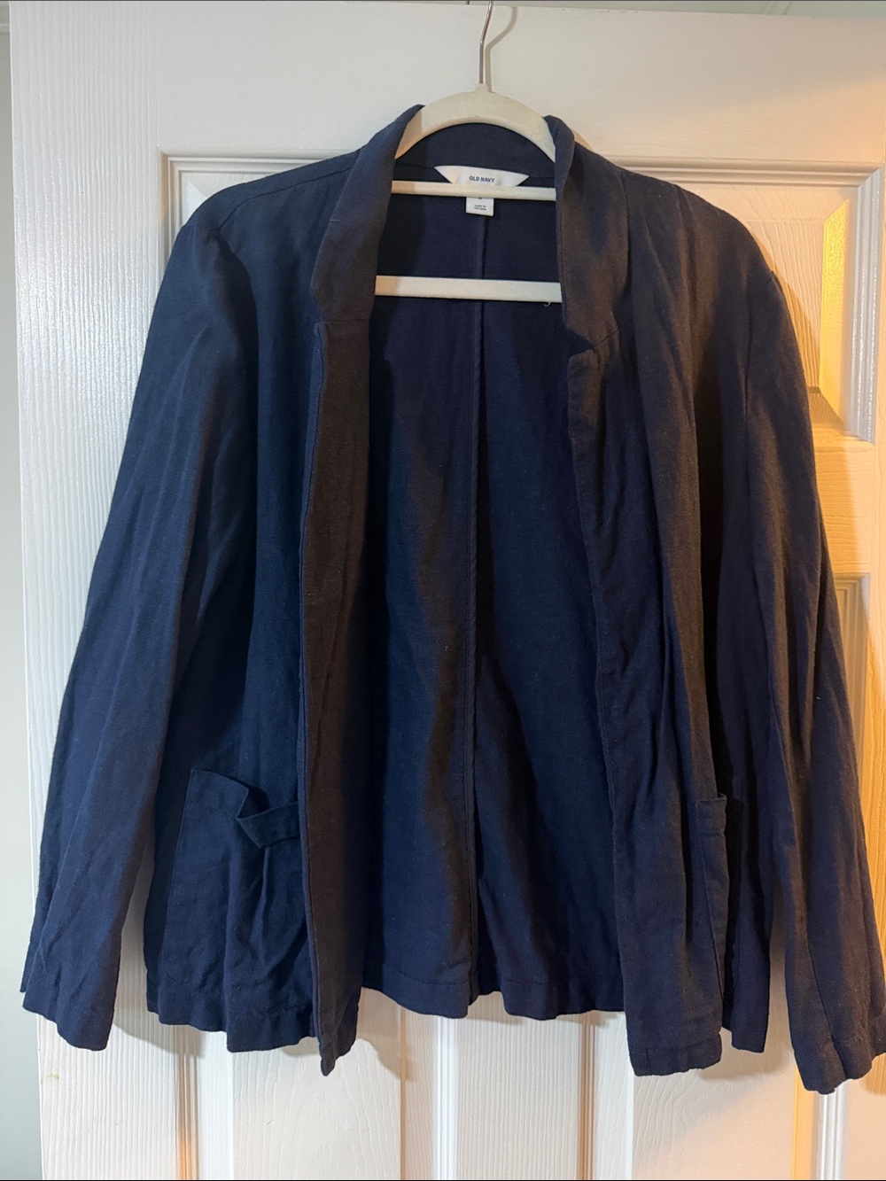 Old Navy Dark Navy Open-Front Women's Blazer